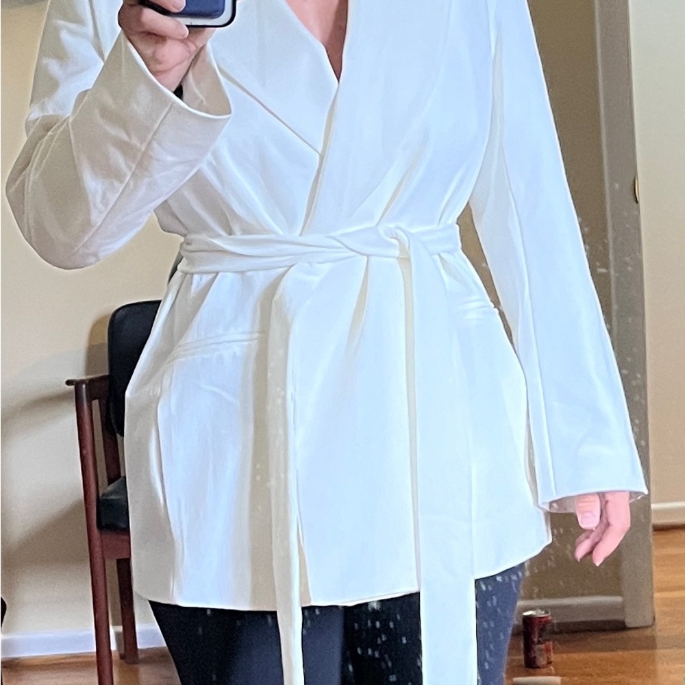 NWOT-Modern Citizen white long blazer